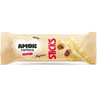 CHOCOLATE BIBS STICKS BCO AMOR CARIOC32G