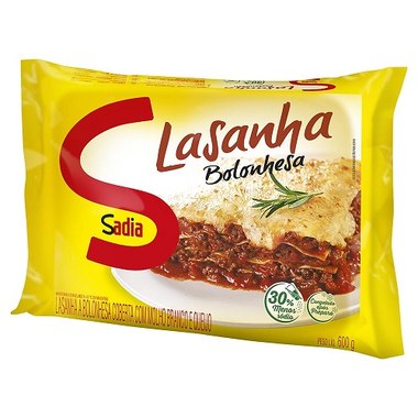LASANHA SADIA BOLONHESA 600GR