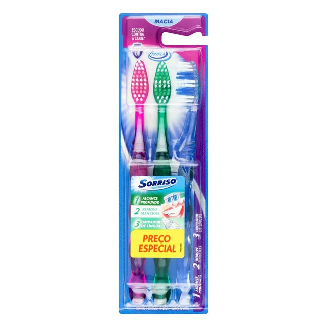 ESCOVA DENTAL SORRISO TRIPLA L3P2