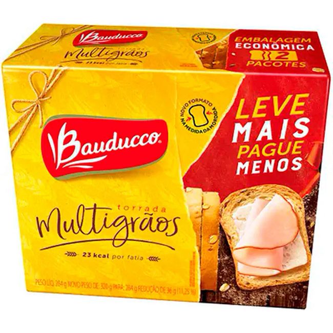 TORRADA BAUDUCCO MULTIGRAOS 284GR