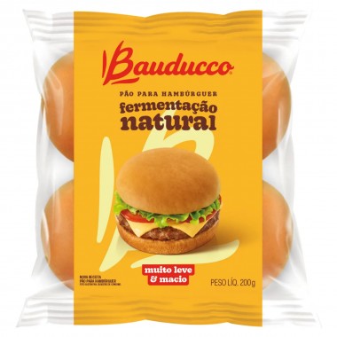 PAO BAUDUCCO HAMBURGUER 200GR