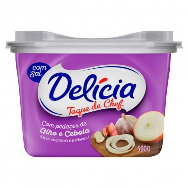 MARGARINA DELICIA TOQUE CHEF ALHO 500GR