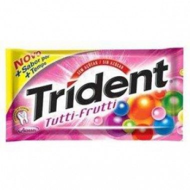 CHICLE TRIDENT TUTIFRUTI 8GR