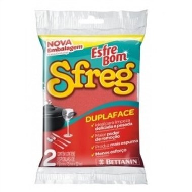 ESPONJA SFREG DUPLA FACE C/2UN