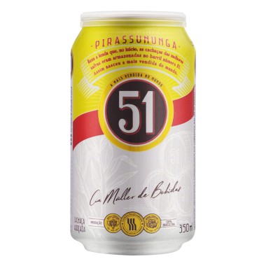AGUARDENTE 51 PIRASSUNUNGA 350ML