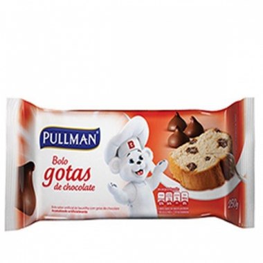 BOLO PULLMAN GOTAS CHOCOLATE 250GR