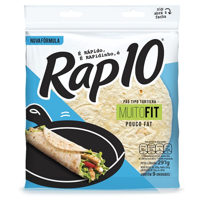 MASSA PANQUECA RAP10 FIT 297GR