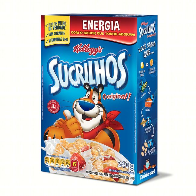 CEREAL SUCRILHOS KELLOGGS ORIG 240GR