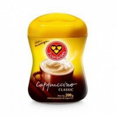 CAFE TRES CORACOES CAPUCC CLASSICO 200GR