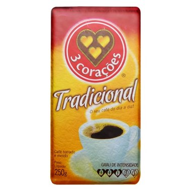 CAFE TRES CORACOES TRADICIONAL 250GR