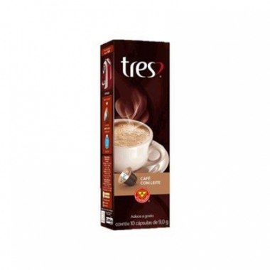 CAFE TRES CORACOES CAPS COM LEITE 90GR