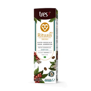 CAFE TRES CORACOES CAP RITUAI CER 80G