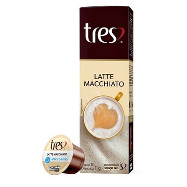 CAFE TRES CORACOES CAPS LATTE MACCHI110G