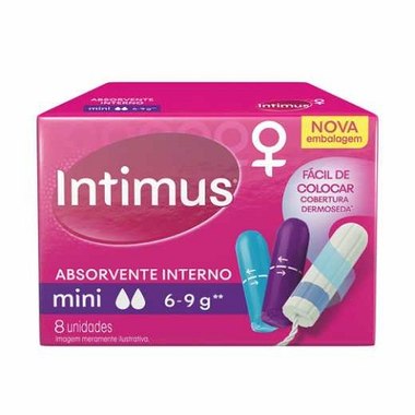 ABSORVENTE INTIMUS OB MIN
