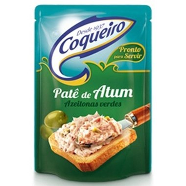 PATE COQUEIRO ATUM AZEITONAS SHT 170G