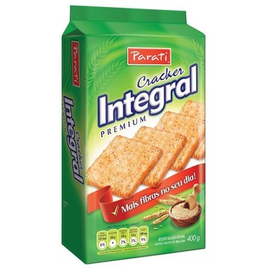 BISCOITO PARATI INTEGRAL 400GR