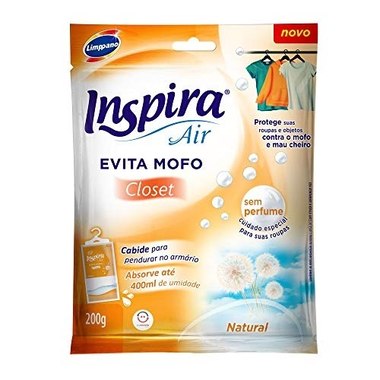 ANTI MOFO INSPIRA NATURAL CLOSET 200GR