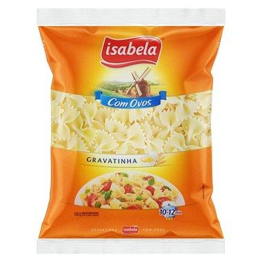 MASSA ISABELA C/OVOS GRAVATINHA 500GR