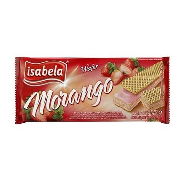 BISCOITO WAF ISABELA MORANGO 100GR