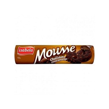 BISCOITO ISABELA MOUSSE MEIO AMARG 130GR