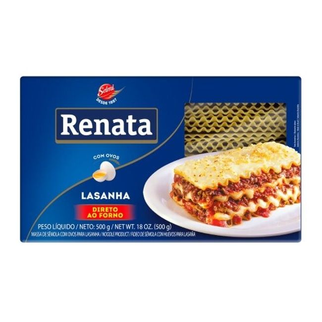 MASSA RENATA C OVOS LASANHA 500GR