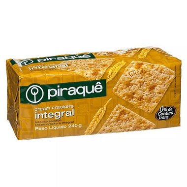 BISCOITO PIRAQUE CREM CRACKER INT 215GR