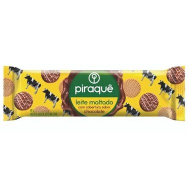 BISCOITO PIRAQUE MALTADO COBERTO 80GR