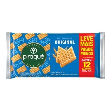 BISCOITO PIRAQUE SALG PROMO 276GR