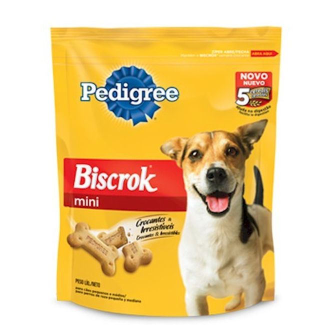 RACAO PEDIGREE BISCROK RACA PQ ADUL500GR