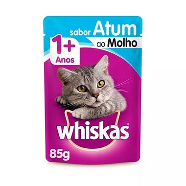 RACAO WHISKAS ATUM SHT 85GR