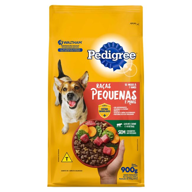 RACAO PEDIGREE RACAS PEQUENAS 900GR