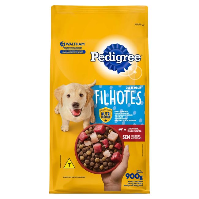 RACAO PEDIGREE FILHOTES 900GR