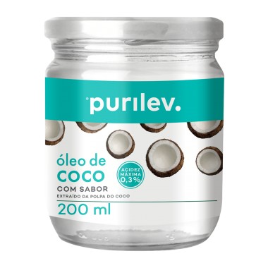 OLEO COCO PURILEV COM SABOR 200ML