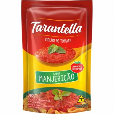 MOLHO TOMATE TARANTELLA MANJERICAO 300G