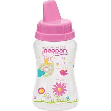 COPO INFANTIL NEOPAN DECORADO ROSA 140ML