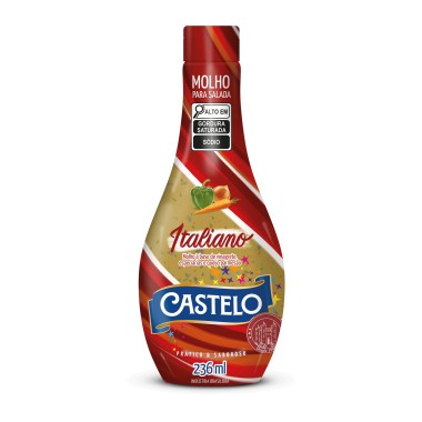 MOLHO CASTELO SALADA ITALIANO 236ML