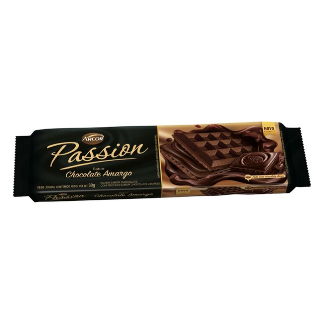 BISCOITO WAF ARCOR PASSION AMARGO 80GR