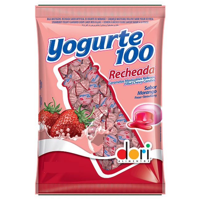 BALA DORI IOGURTE RECHEADA 100GR