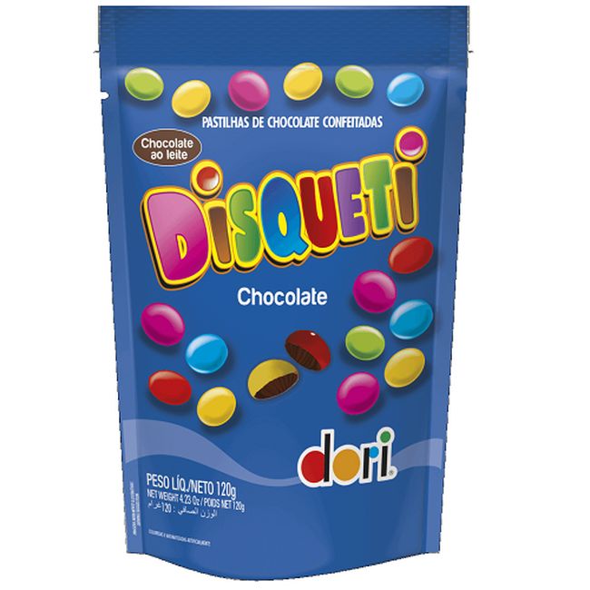 BALA DORI DISQUETI CHOCOLATE 120GR