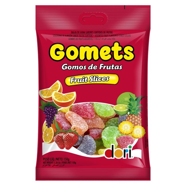 BALA DORI GOMETS GOMOS FRUTAS 150GR