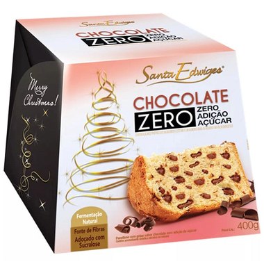 PANETONE SANTA EDW ZERO ACUCAR CHOC 400G