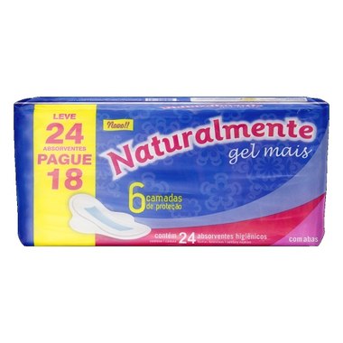 ABSORVENTE NAT C/A L24P18