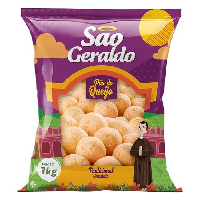 PAO DE QUEIJO SAO GERALDO CONG 800G