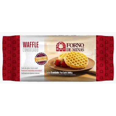 WAFFLE FORNO MINAS TRAD CONG 280GR