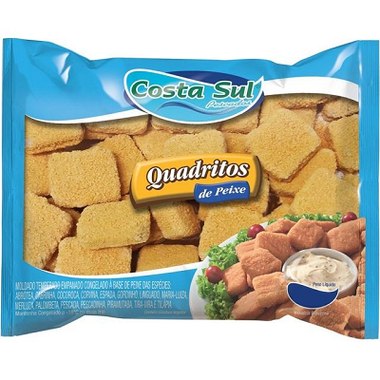 PEIXE COSTA QUADRITOS400G