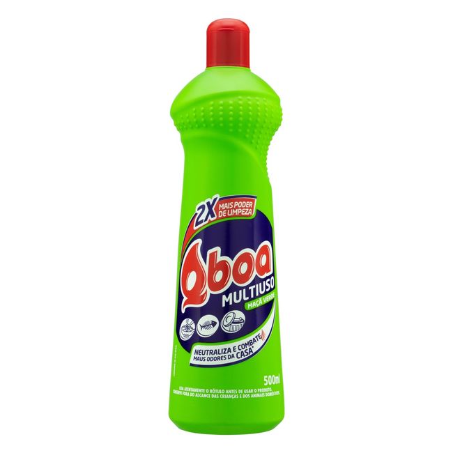 LIMPADOR MULTIUSO Q BOA MACA VERDE 500ML