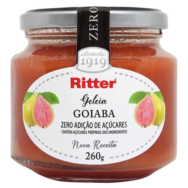 GELEIA RITTER GOIABA ZERO ACUCAR 260GR