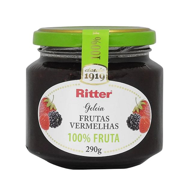 GELEIA RITTER FRUTAS VERMELHA 100PC 200G