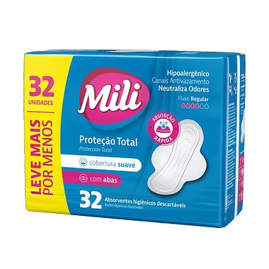 ABSORV MILI PROT TOTAL SUAVE C/ABAS 32UN