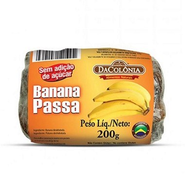 DOCE DACOLONIA BANANA PASSA 200GR